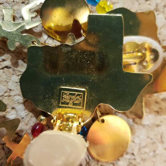 Lunch at the Ritz - Texas Tea Lonestar Earrings - Vintage - Picture 6 of 13